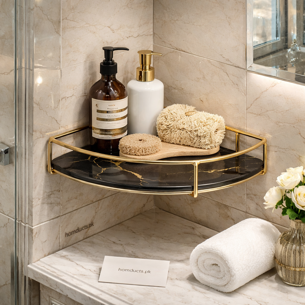 falkbouwsystemen Corner Wall-Mounted Bathroom Shelf