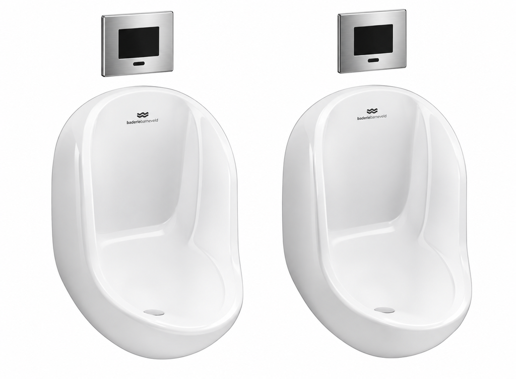 falkbouwsystemen Wall-Mounted Bathroom Urinal Set